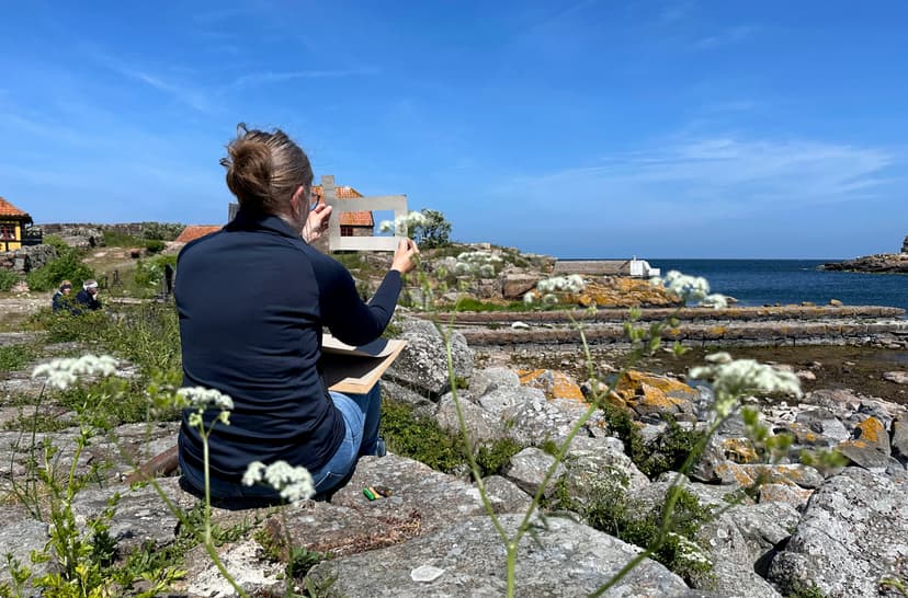 Tegnevandring på Christiansø – fæstning, ø-liv og havudsigt i streg og skygge